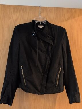 Helmut Lang Black Moto Jacket S